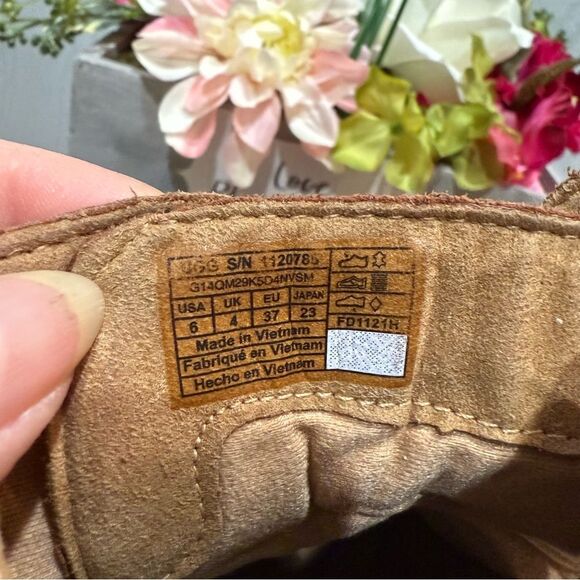 Ugg Hapsburg Duck Boots Chestnut 1120785 Sz 6 - Picture 13 of 16